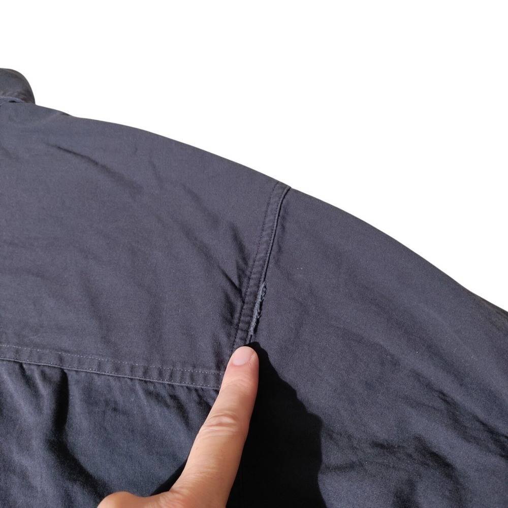 Chaps Ralph Lauren Men's Navy Blue Button Down Long Sleeve Shirt XXL - Picture 4 of 13